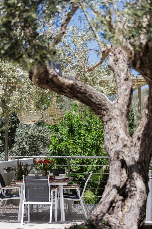 Rizes Villa With Jacuzzi & Heated Pool Agia Triada Exterior photo